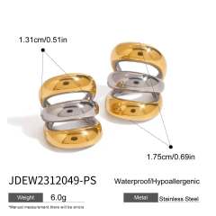 18KG mix color stainless steel ear cuff