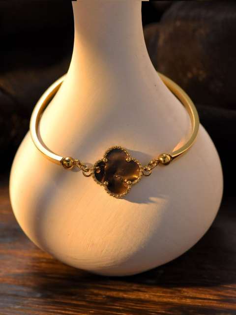 Four-leaf Clover Titanium Steel Bracelet