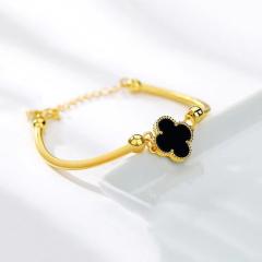 Four-leaf Clover Titanium Steel Bracelet