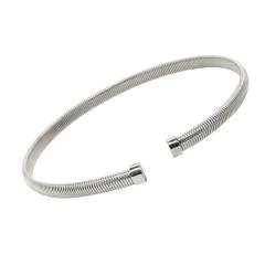 Chunky titanium steel opening bangle earrings stacked Choker jewelry set
