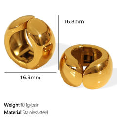 18KG stainless steel chunky ear cuff