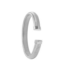Chunky titanium steel opening bangle earrings stacked Choker jewelry set