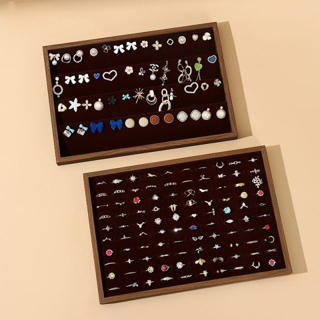 Bracelet necklace earrings rings Jewelry Tray display tray plate