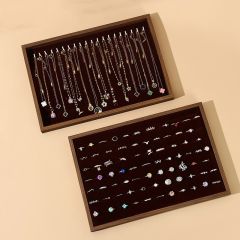 Bracelet necklace earrings rings Jewelry Tray display tray plate