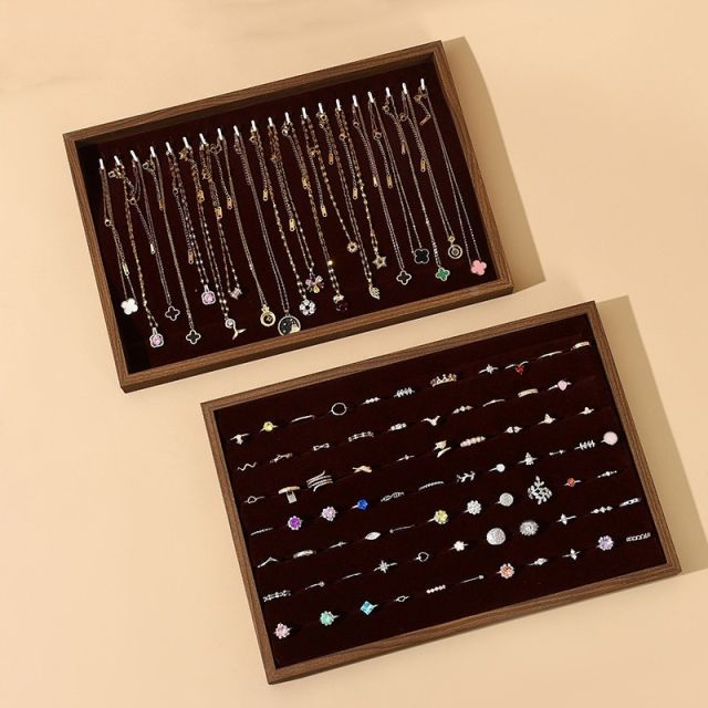 Bracelet necklace earrings rings Jewelry Tray display tray plate