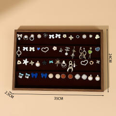 Bracelet necklace earrings rings Jewelry Tray display tray plate