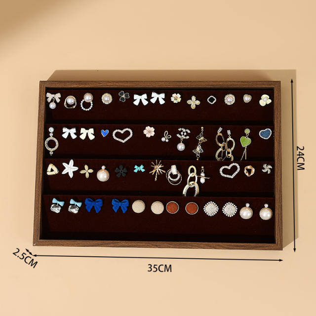 Bracelet necklace earrings rings Jewelry Tray display tray plate