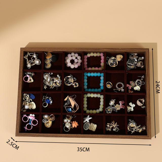 Bracelet necklace earrings rings Jewelry Tray display tray plate