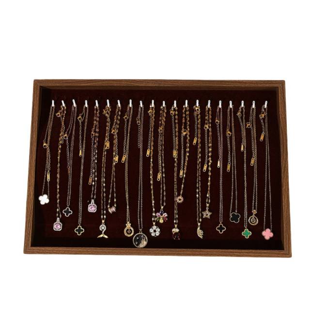Bracelet necklace earrings rings Jewelry Tray display tray plate