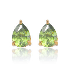 Delicate dainty Water Drops Zircon necklace ear studs bangle set