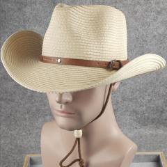 Big Head Cowboy Hat Summer Sun Hat Foldable Summer Seaside Travel Straw Hat