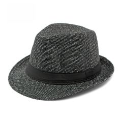 Retro men Jazz hat autumn winter fedora hat for men