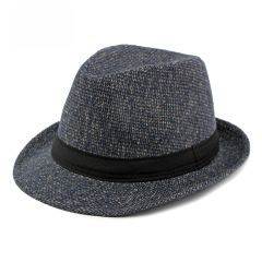 Retro men Jazz hat autumn winter fedora hat for men