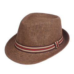 Summer Hat Men's Top Hat Jazz Hat Summer Sun Hat Breathable Grass Cool Hat