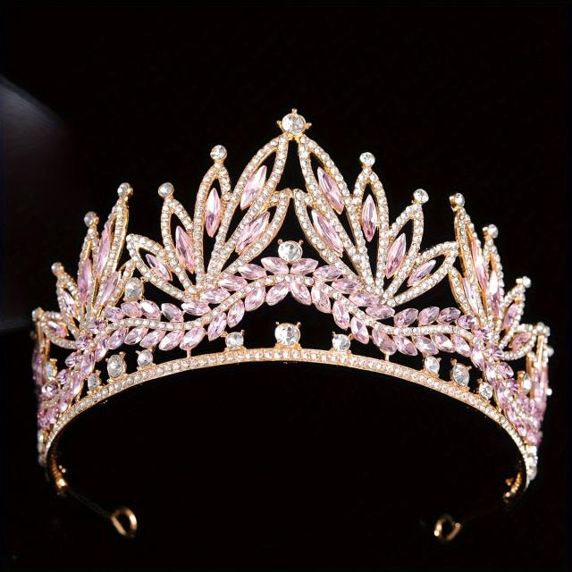 Crown Bride Headwear Miss World Beauty Princess Style Headband