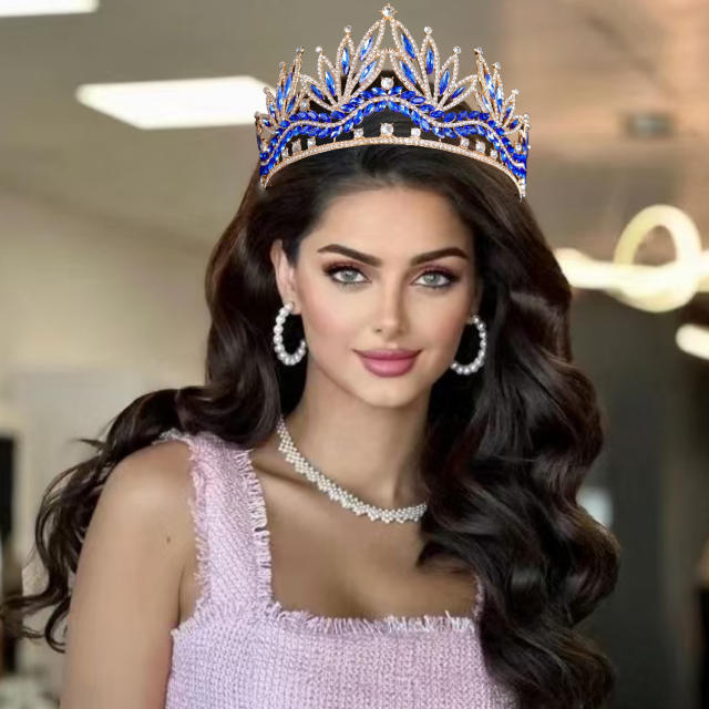 Crown Bride Headwear Miss World Beauty Princess Style Headband