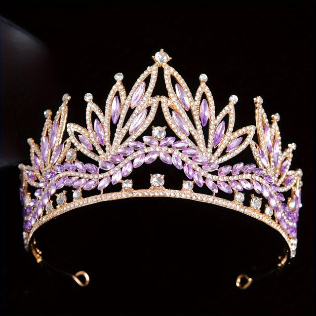 Crown Bride Headwear Miss World Beauty Princess Style Headband