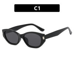 Cocoa Mirror Narrow Frame Sunglasses