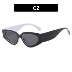 Stroke Color Matching Sunglasses Simple 2025 New trendy sunglasses