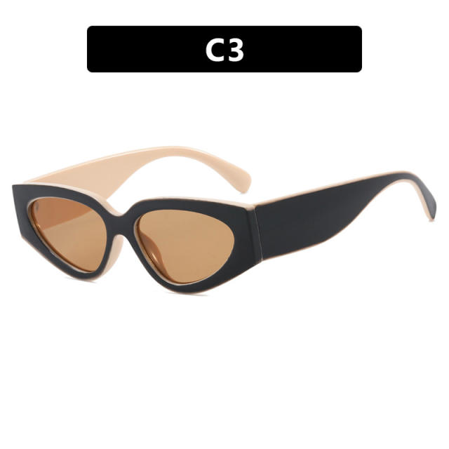 Stroke Color Matching Sunglasses Simple 2025 New trendy sunglasses