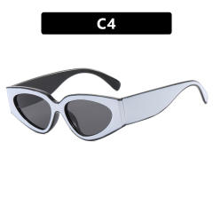 Stroke Color Matching Sunglasses Simple 2025 New trendy sunglasses