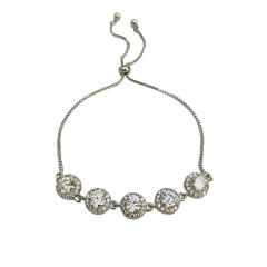 Delicate cubic zircon easy match diamond bracelet