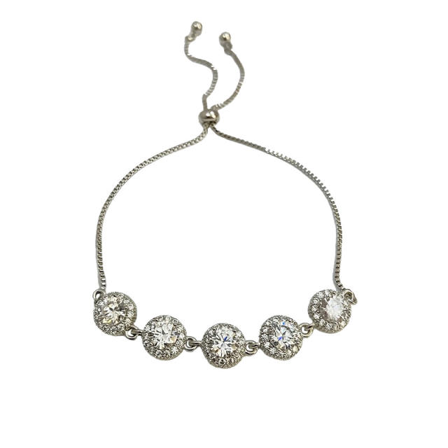 Delicate cubic zircon easy match diamond bracelet