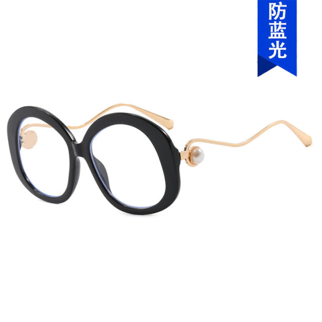 Round Large Frame Metal Glasses Sunglasses reading glasses