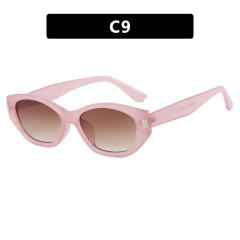 Cocoa Mirror Narrow Frame Sunglasses