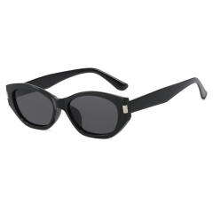 Cocoa Mirror Narrow Frame Sunglasses