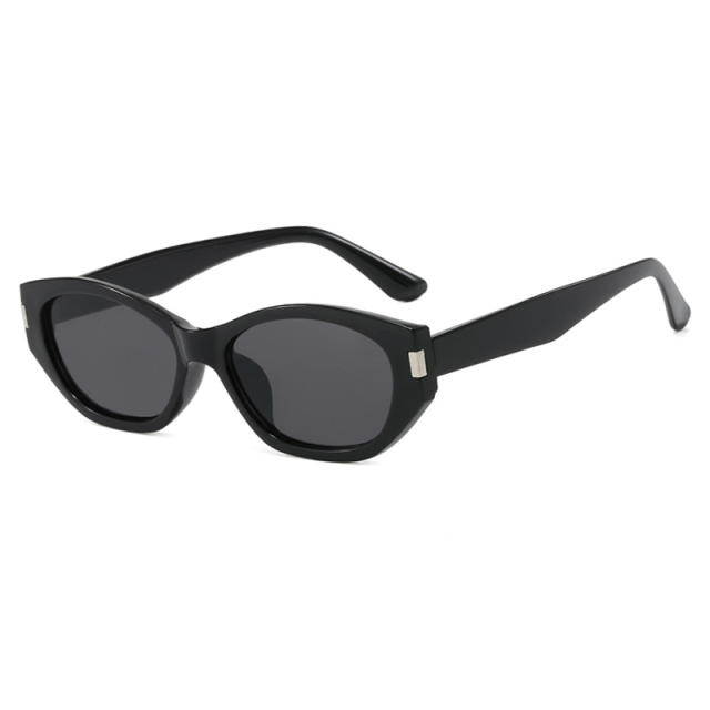 Cocoa Mirror Narrow Frame Sunglasses