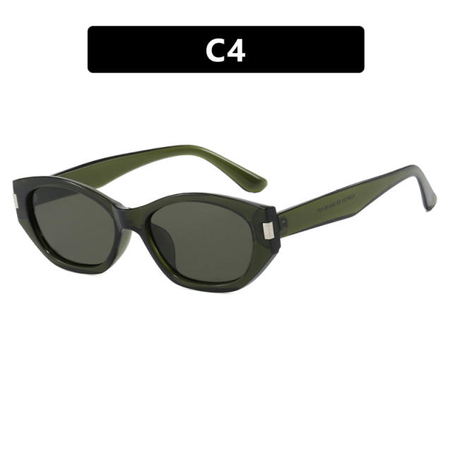 Cocoa Mirror Narrow Frame Sunglasses