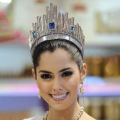 Miss World Beauty Pageant Wins Crystal Crown