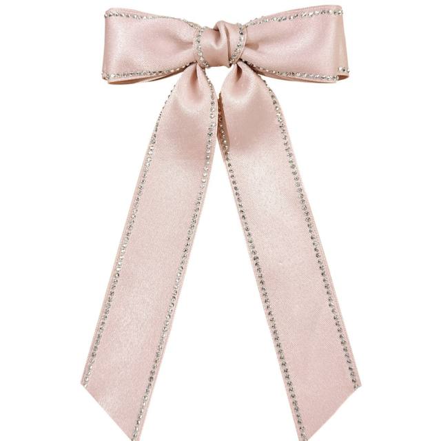 Korean Style Double-layer Bow Ribbon Hairpin duckbill hair clips