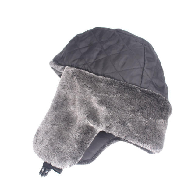 Lei Feng Hat Ear Protection Hat New Winter Hat fleece-lined Thickened Windproof Cold-proof Waterproof Warm Snow Hat