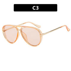 Fashion All-Match Trendy Internet Celebrant Same Style Large Frame Sunglasses
