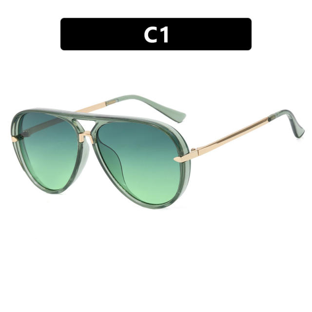 Fashion All-Match Trendy Internet Celebrant Same Style Large Frame Sunglasses