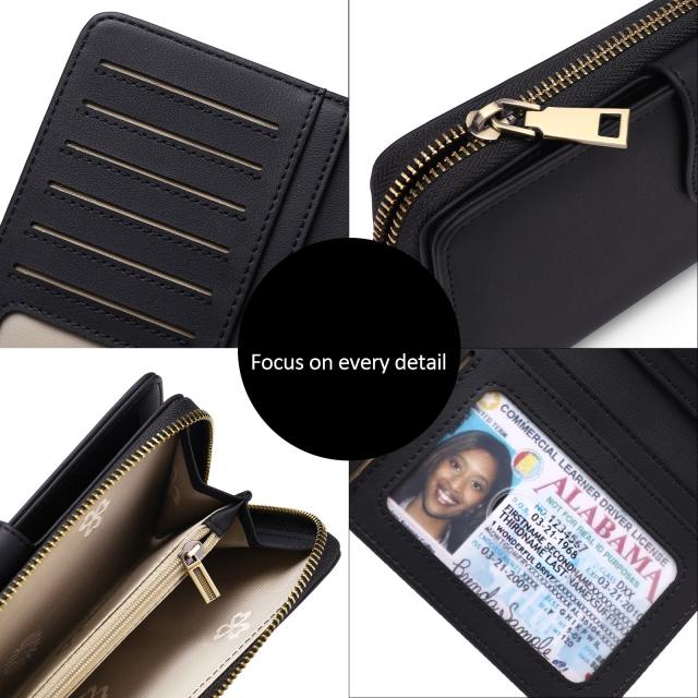 Explosion wallet PU leather clutch multi-functional large capacity wallet ladies wallet