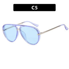 Fashion All-Match Trendy Internet Celebrant Same Style Large Frame Sunglasses