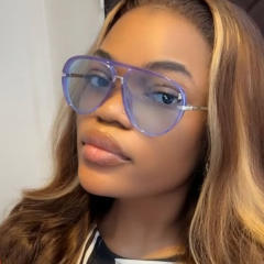 Fashion All-Match Trendy Internet Celebrant Same Style Large Frame Sunglasses