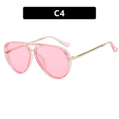 Fashion All-Match Trendy Internet Celebrant Same Style Large Frame Sunglasses