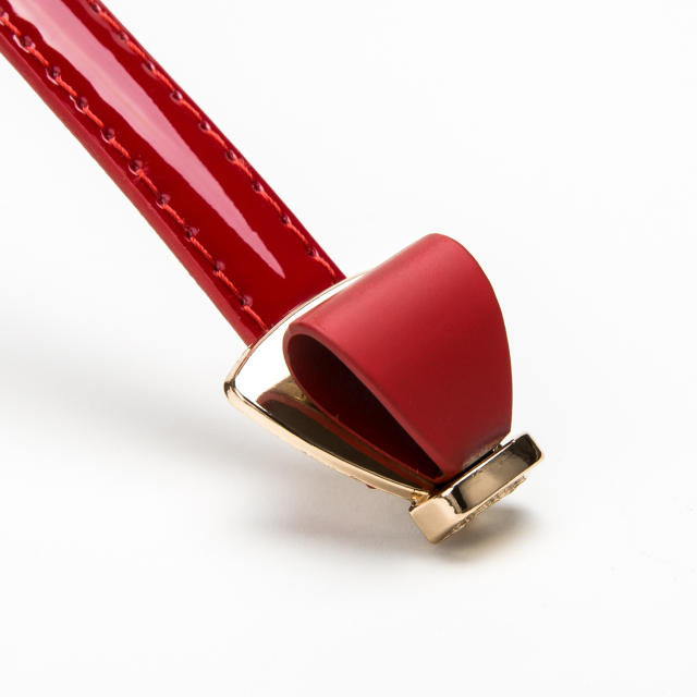 Sweet bow buckle pu leather women belt dress decoration