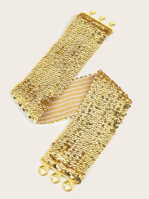 Women's Belt Elastic Wide Waist Belt Dress Accessory Fashionable sequins corset belt