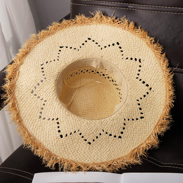 Summer Lafite Straw Hat Women's All-match Big-brimmed Straw Hat