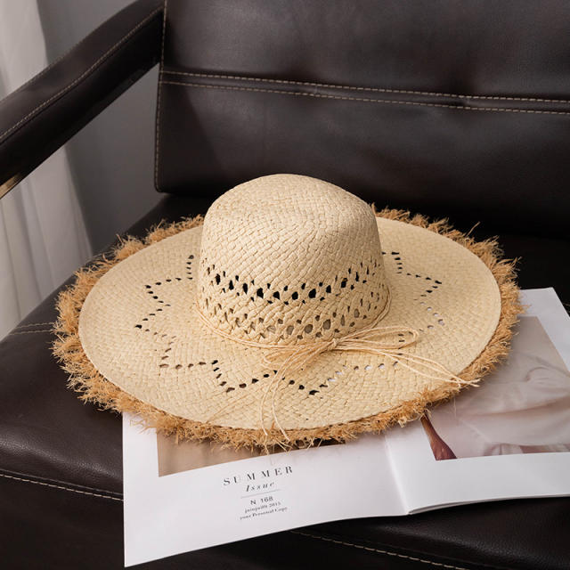 Summer Lafite Straw Hat Women's All-match Big-brimmed Straw Hat