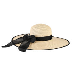 Summer Big Brim Sun Hat Outdoor Bow Straw Hat UV Protection Beach Hat