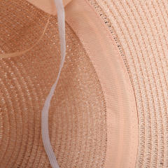 Women's Woven Straw Hat Summer All-match Seaside Bow Anti-sunscreen Hat