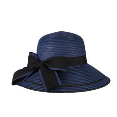 Women's Woven Straw Hat Summer All-match Seaside Bow Anti-sunscreen Hat