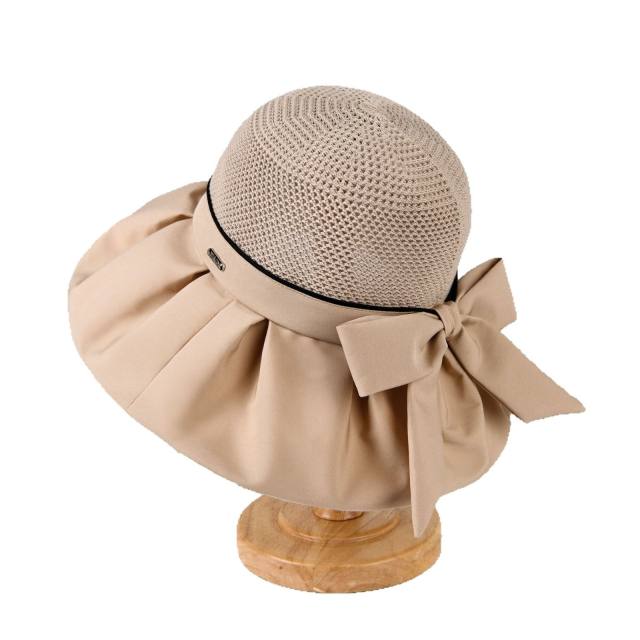 Spring summer new women's sunscreen hat knitted sunscreen breathable sun hat