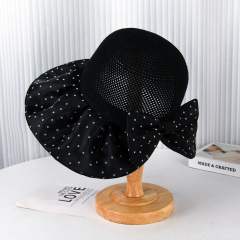 Spring summer fashion wave dot big edge sunshade female fisherman hat